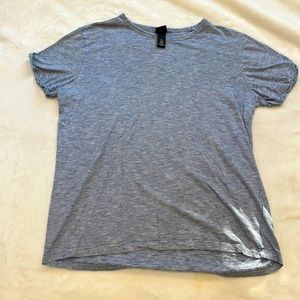 H&M Heather Blue T Shirt Size Medium